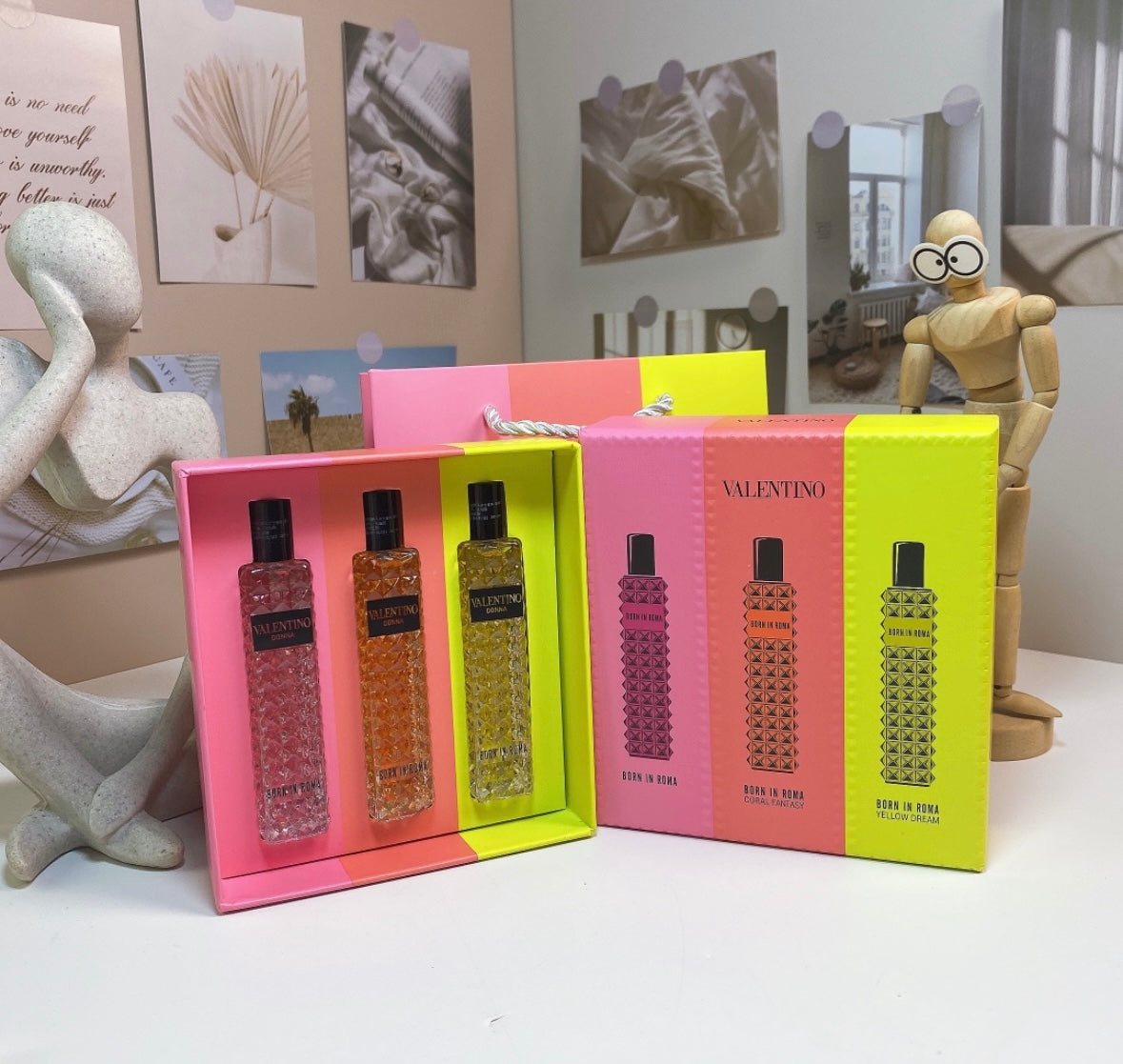 Coffret Parfum Born in Roma - Élégance et Raffinement