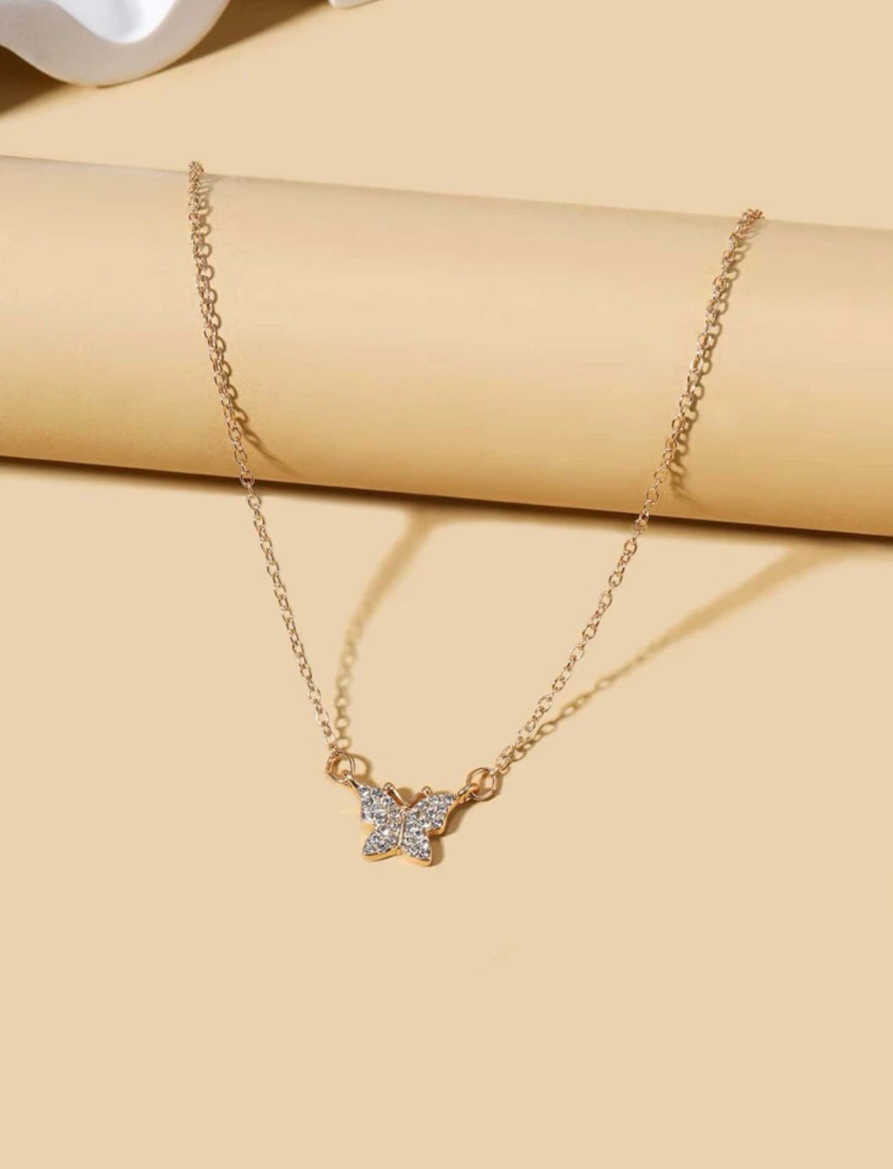 Collier mini papillon