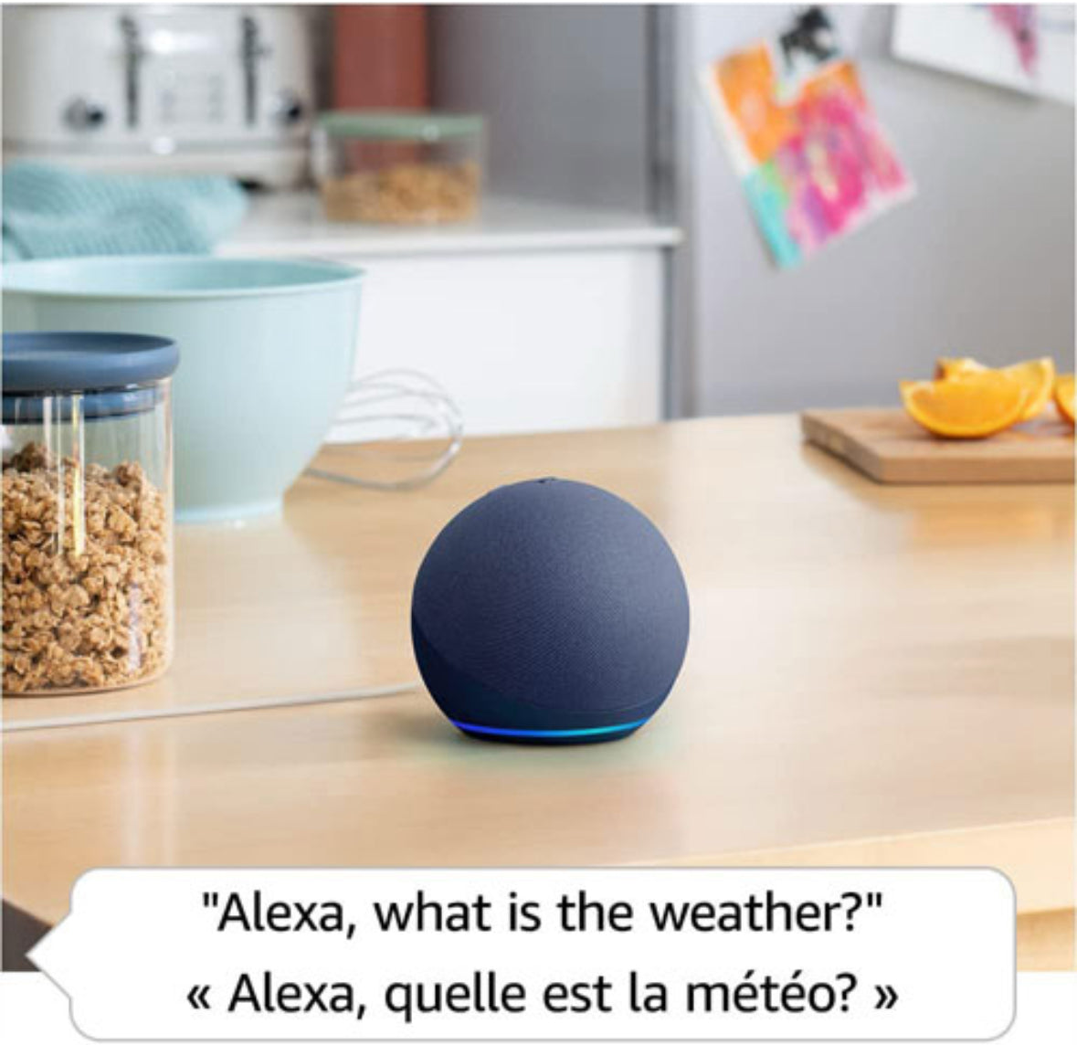 Haut-parleur intelligent Echo Dot d'Amazon (5e génération) avec Alexa - Anthracite