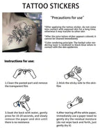 Tatouage Temporaire Léopard Artistique – Design Sauvage et Élégant