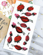Tatouages Temporaires 3D Sensuels – Pack de 2 Feuilles