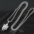 Collier pendantif robot