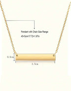 1pc Long Collier Amitié personnalisé