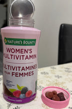 Multivitamines pour Femmes Nature's Bounty – Saveur Baies Mélangées (140 Gélifiés)