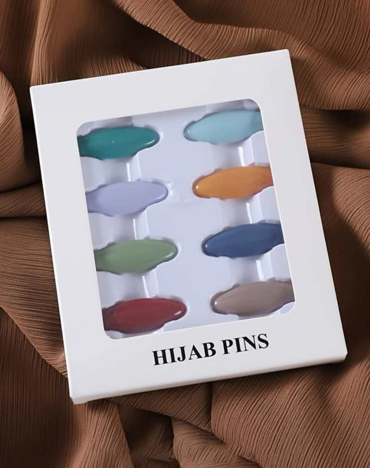 1 boîte Épingles à foulard