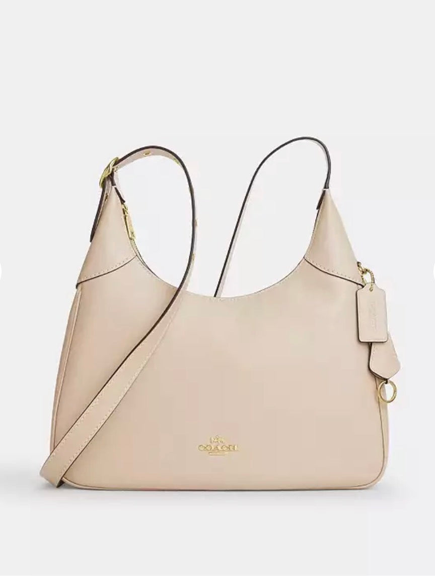 Coach Ella Convertible Smooth Leather Shoulder Bag for Women