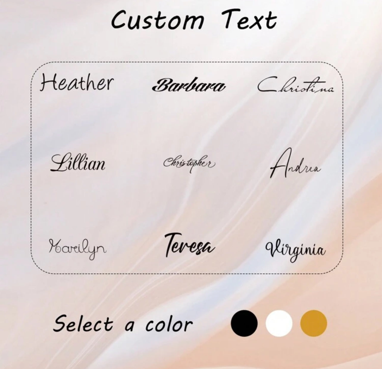 Boîte à bijoux personnalisée avec ruban à nœud