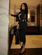 Robe Sexy À Manches Longues Pour Femmes