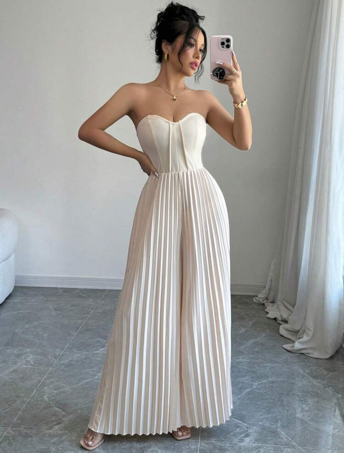 Combinaison décontractée sans manche