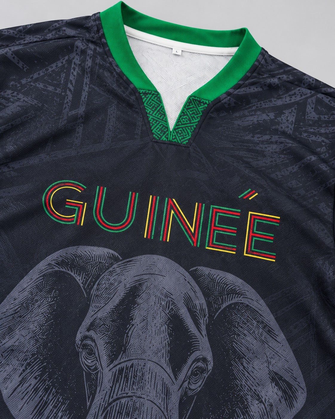 Maillot Guinée 224 – Édition Éléphant Noir