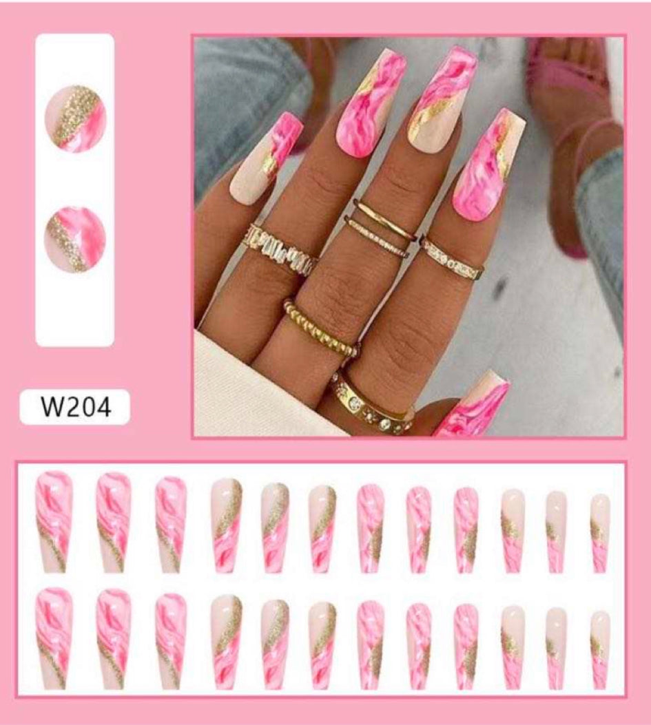 Faux-Ongles Tendance - Designs Uniques à l’Unité