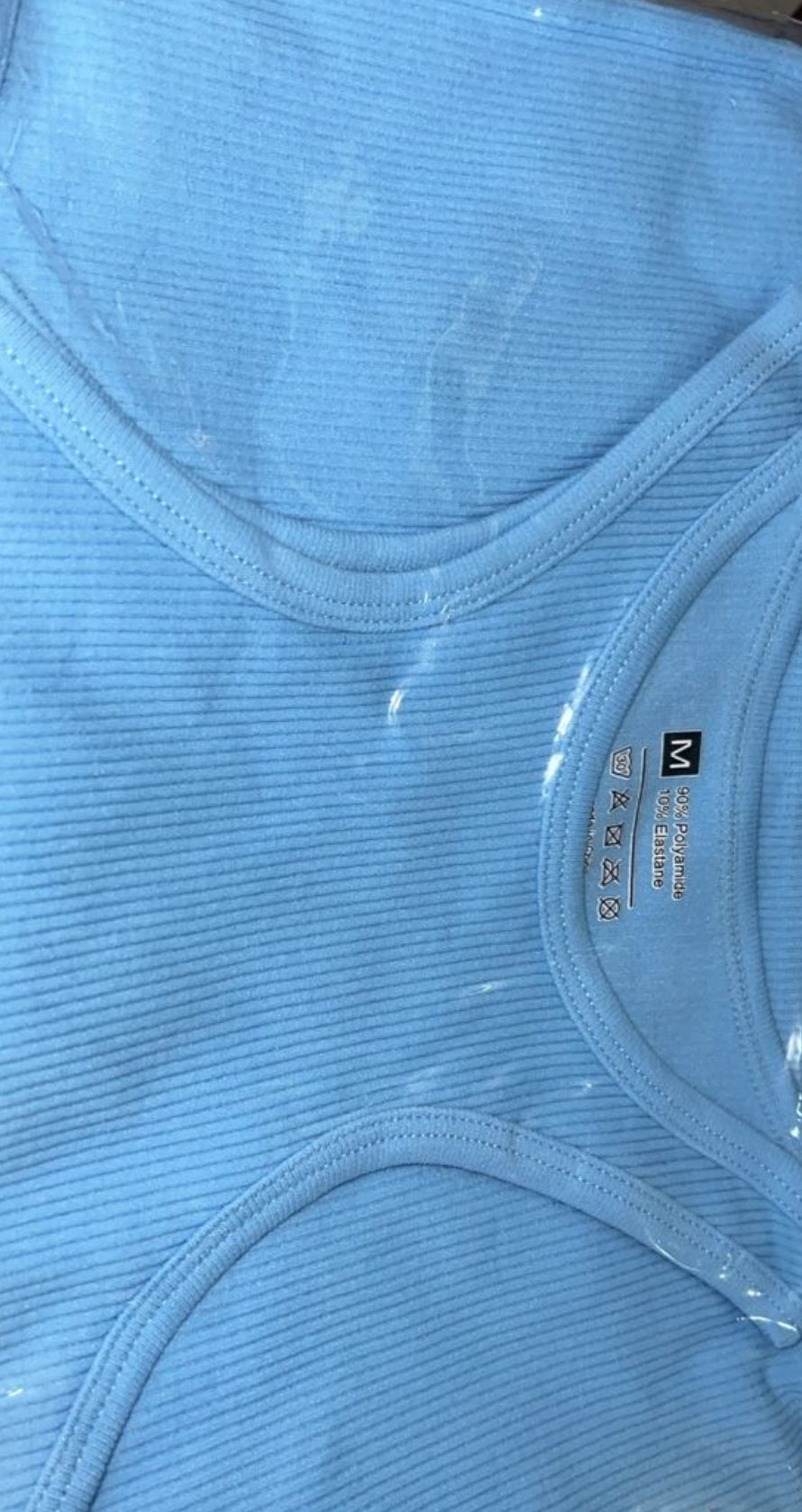 Débardeur côtelé dos nageur