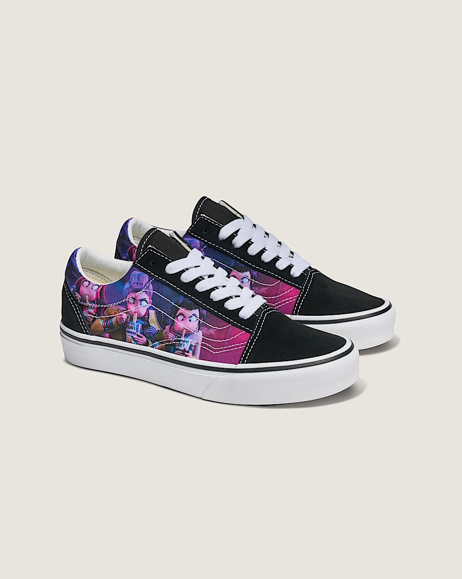 Vans Old Skool Enfant KPop Demon Hunters Noir & Violet
