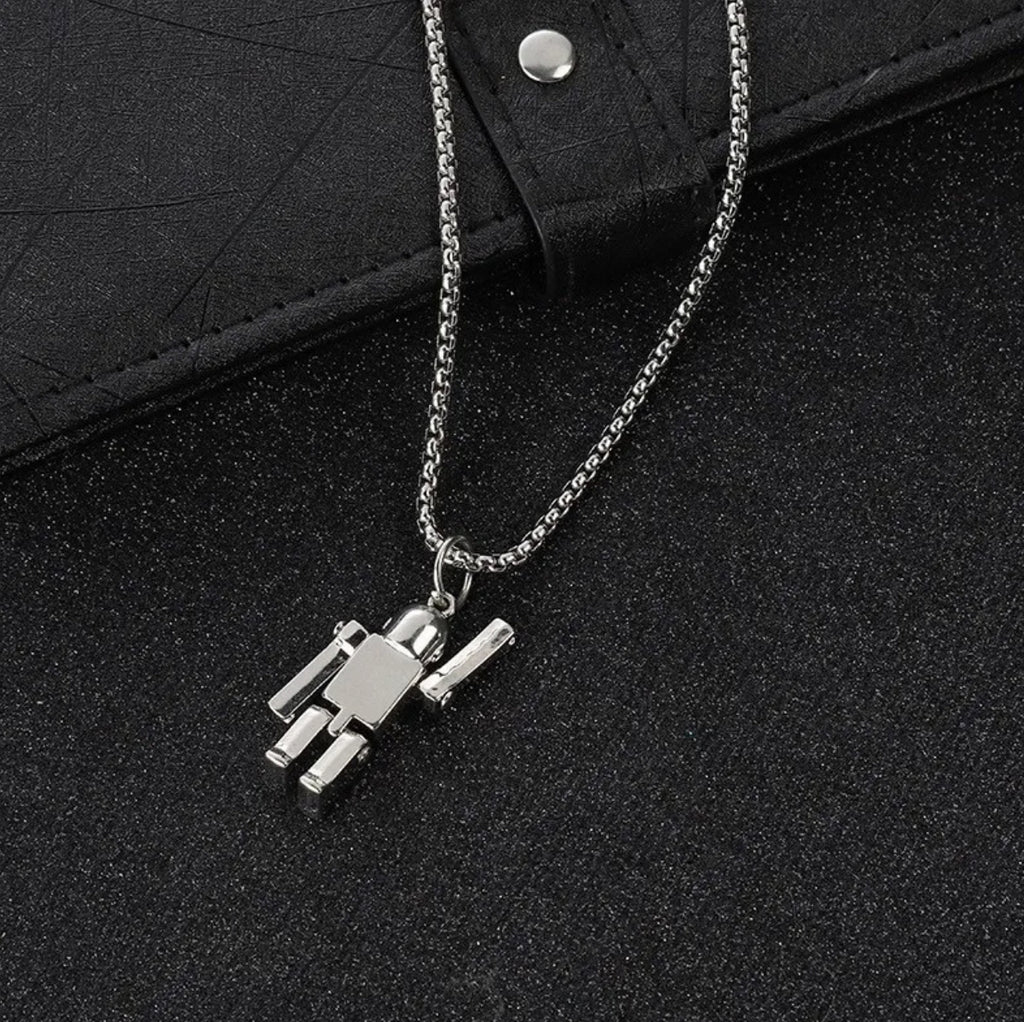 Collier avec Pendentif Robot