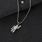 Collier pendantif robot