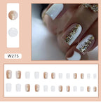 White light false nails