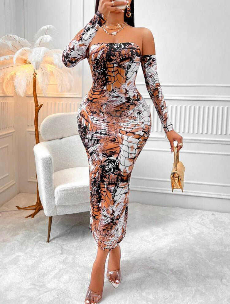 Robe Sexy moulante dos nus avec cordon