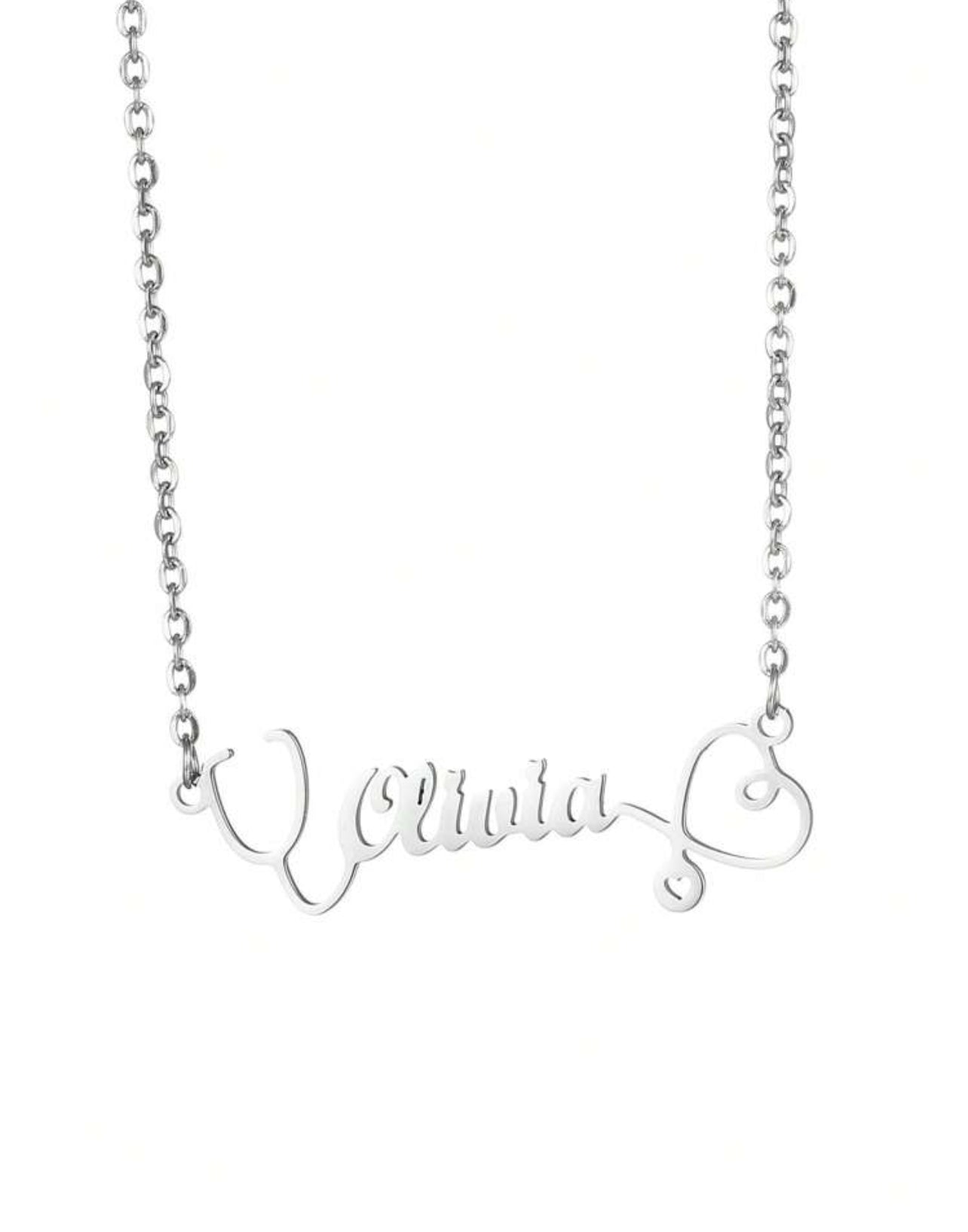 Collier Stéthoscope personnalisé pour femmes Collier personnalisé