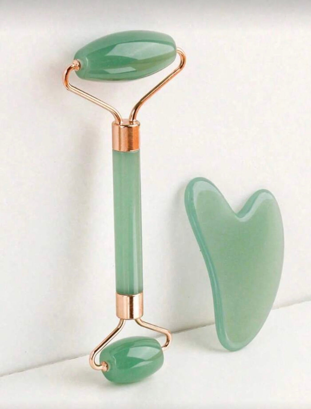 Duo Gua Sha & Rouleau de Jade/Quartz