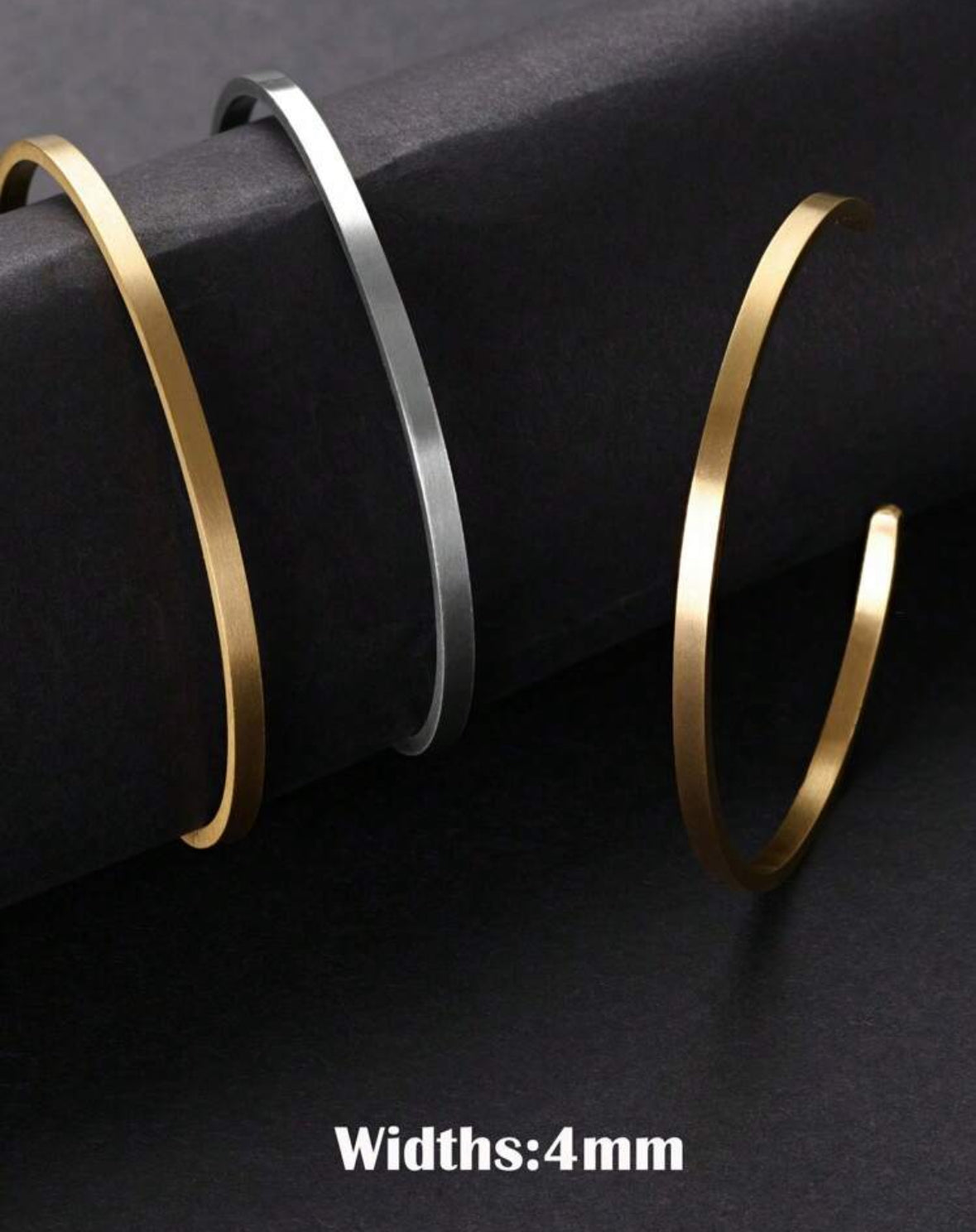 Bracelet Minimaliste en Acier Doré – Élégance Intemporelle