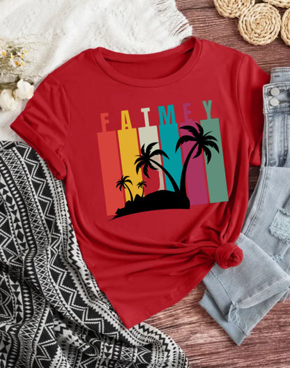 Évasion Tropicale – Collection de T-Shirts Fatmey