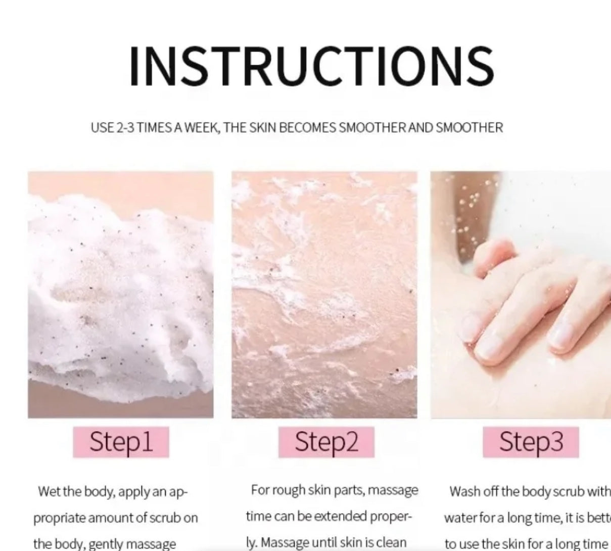 Gommage exfoliant pour le corps à base de plantes et de sel de mer