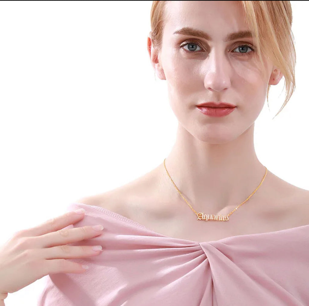 Collier Astrologique Zodiaque avec Cristaux
