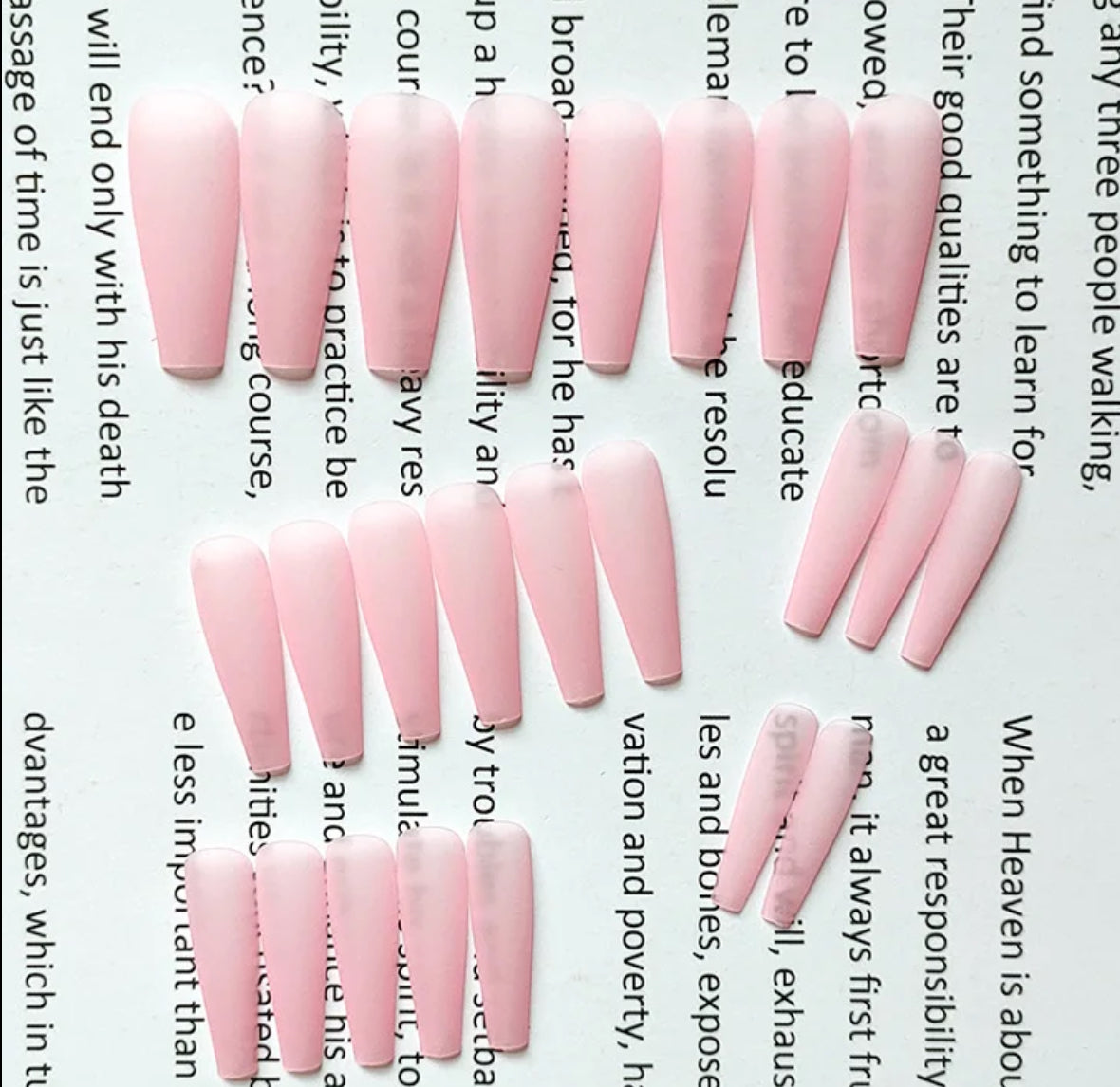 Faux ongles couleur unique