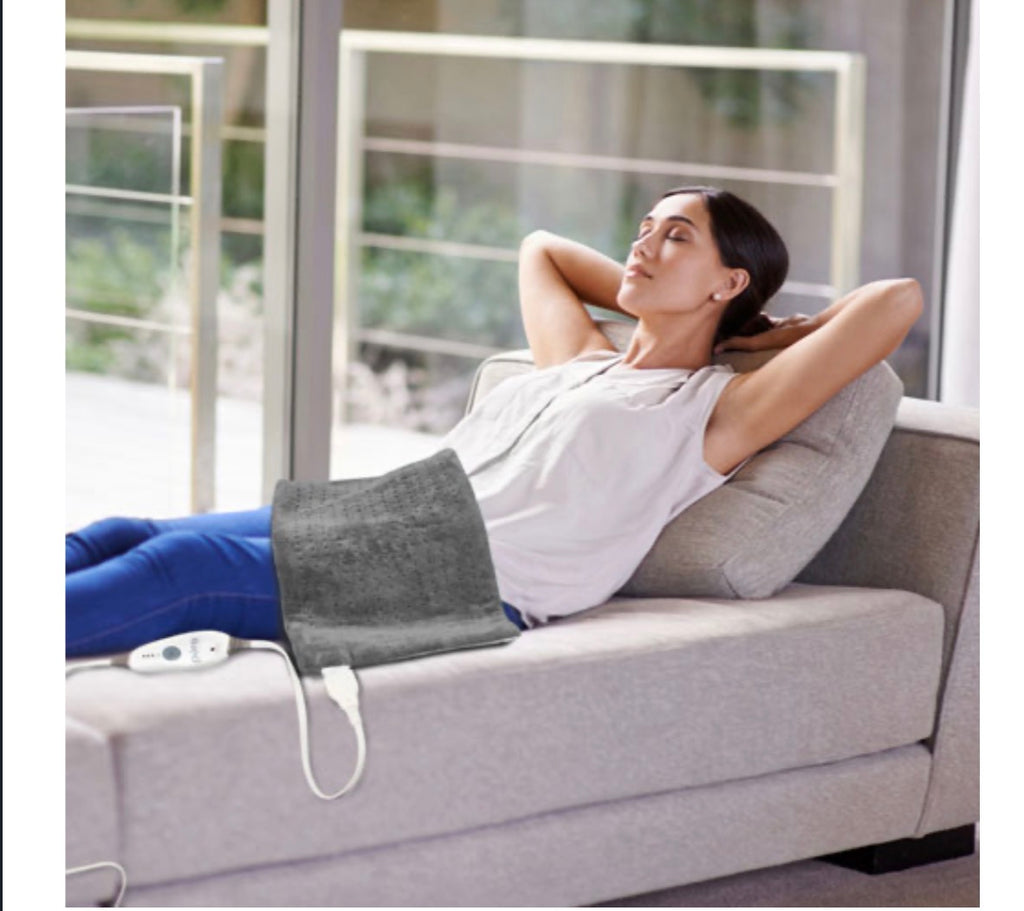 PureRelief – Coussin Chauffant de Luxe Gris