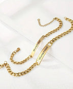 Bracelet de couple personnalisé