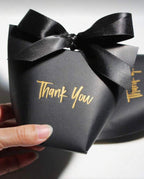 Lot de 10 Boîtes Cadeaux Élégantes "Thank You"