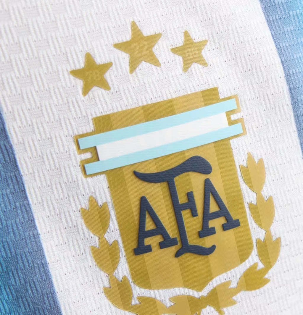 Argentina 26 Messi Authentic Jersey