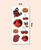 Tatouages Temporaires 3D Sensuels – Pack de 2 Feuilles