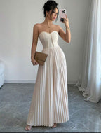 Combinaison décontractée sans manche