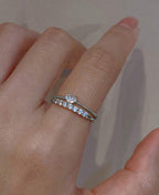 Sparkle of Light: Duo of Sparkling Rings