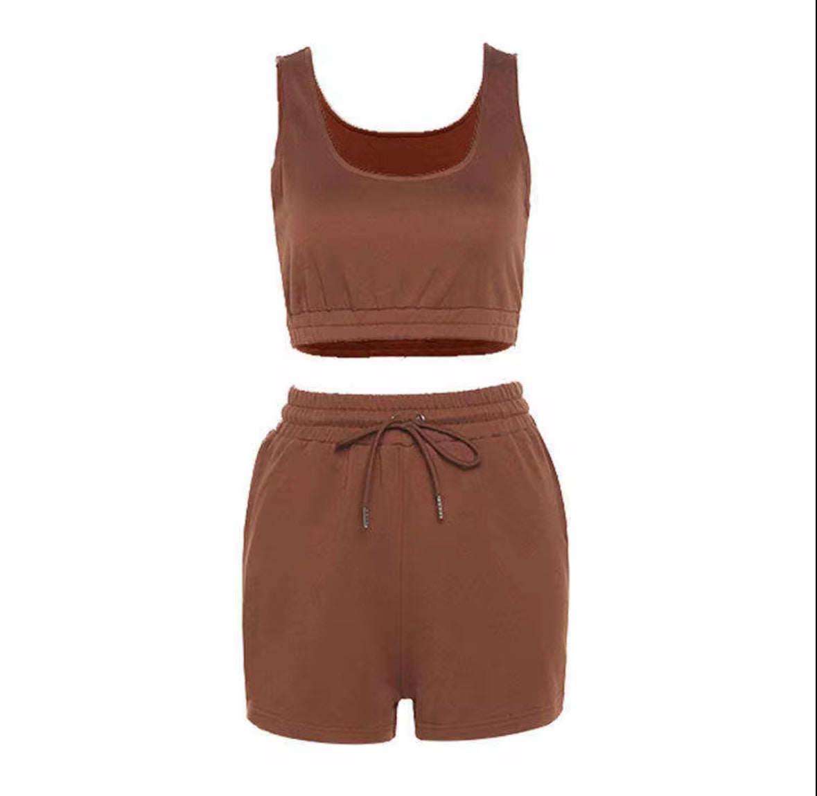 Ensemble Décontracté Femme – Top Court & Short