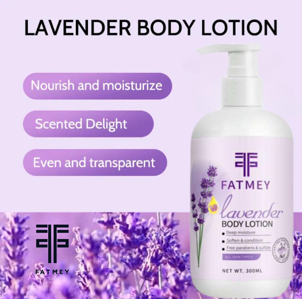 Fatmey Lavender Body Lotion - Deep Hydration &amp; Delicate Glow