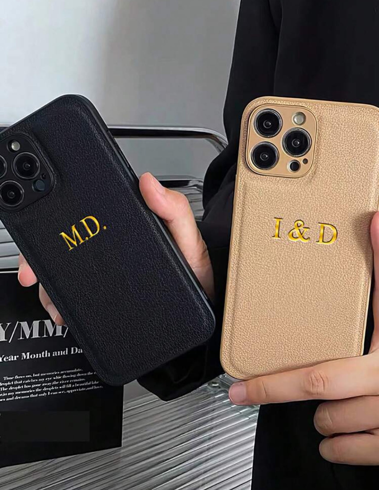 Coque De Téléphone Personnalisée Compatible Avec Iphone et Samsung Galaxy