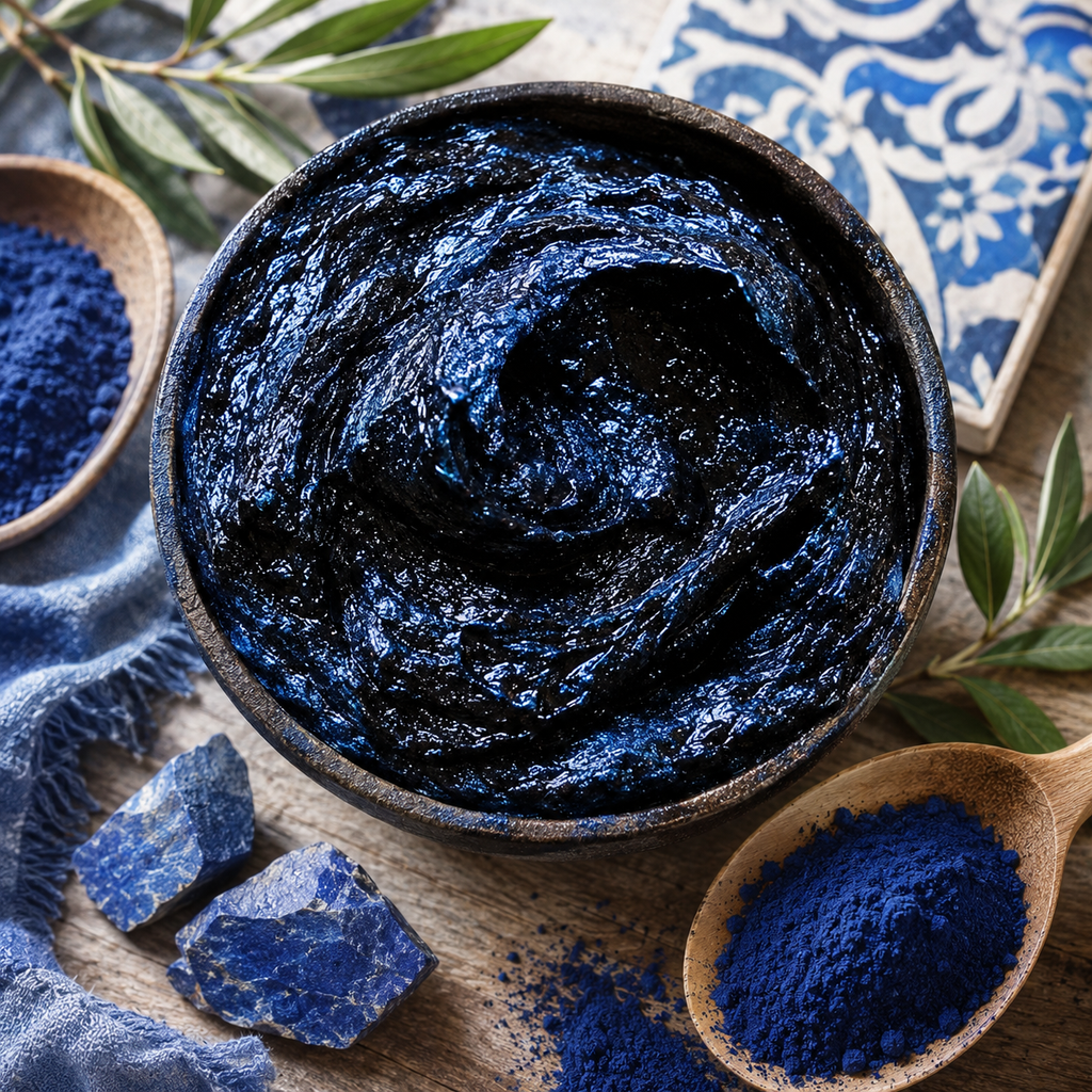 Savon Noir Marocain au Nila Bleu – 250 g