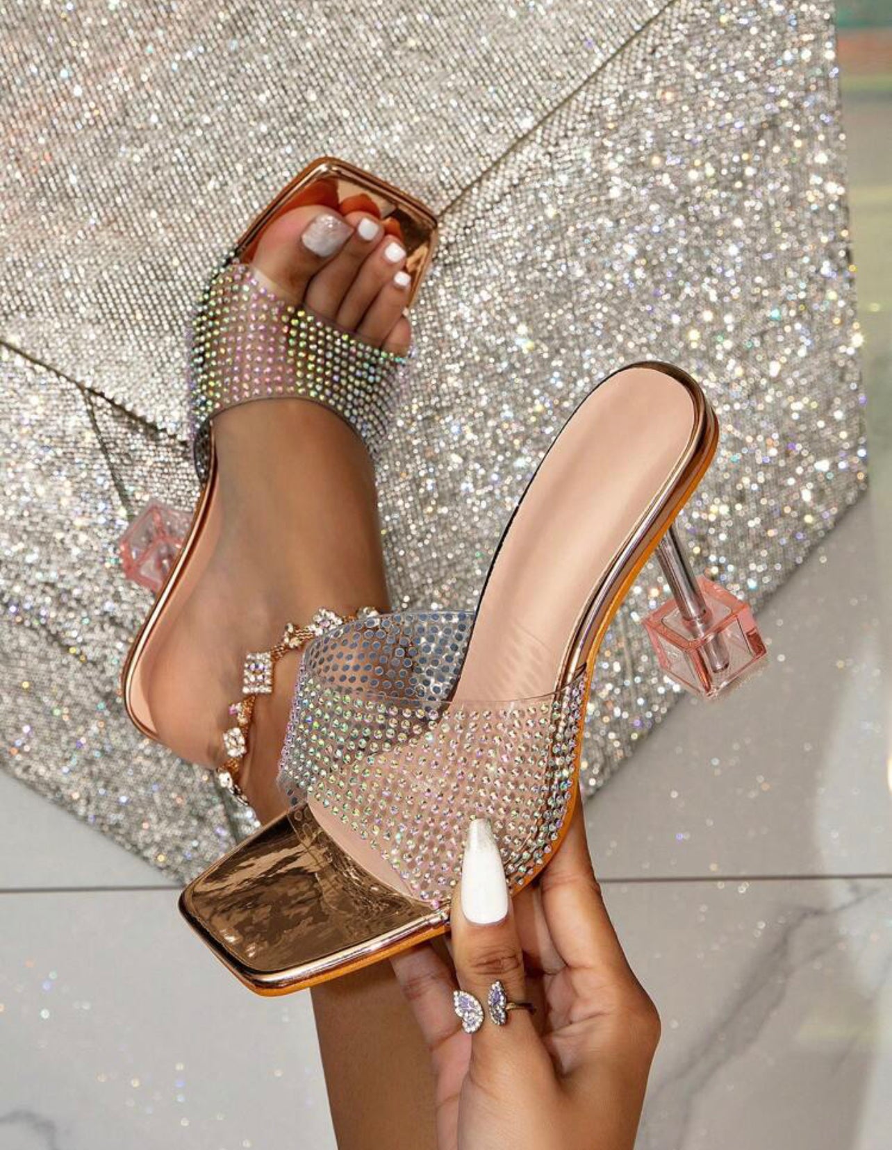 Sandales Femme À Talon Haut