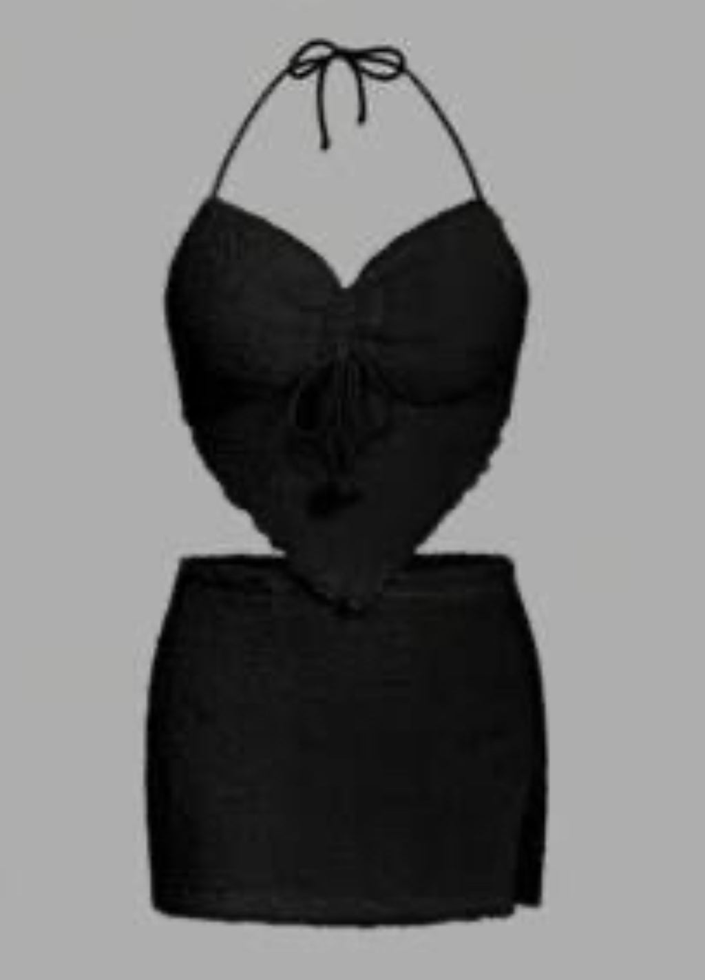 Women's Bustier Top & Bodycon Pencil Skirt Set