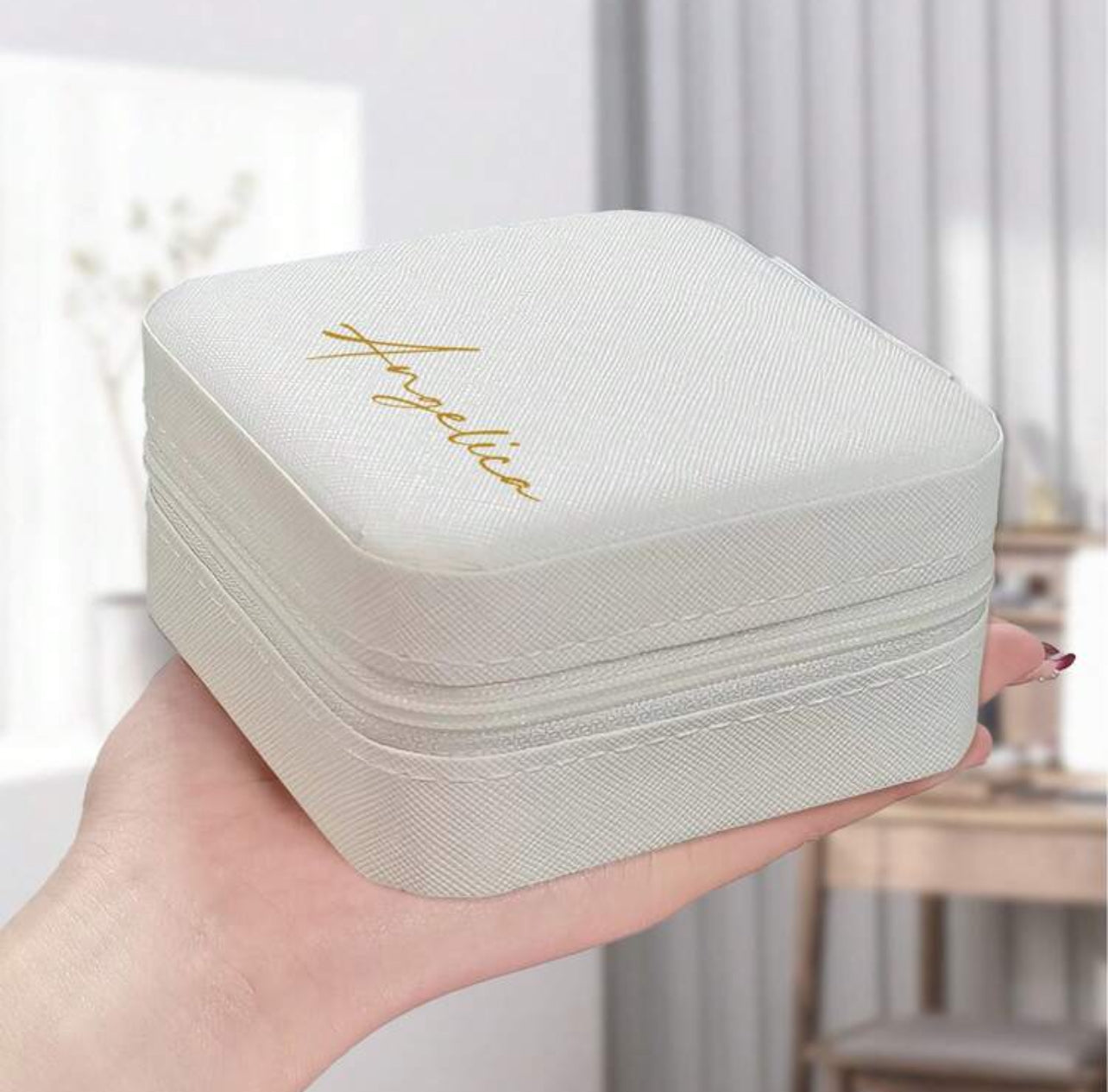 Boîte de rangement de bijoux personnalisé