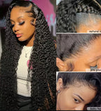 Perruque cheveux humain Kinky Curly / wig 200% 13*4 lace frontal transparente