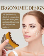 Brosse de Massage Visage et Cou en Bois – Rituel Spa & Détox