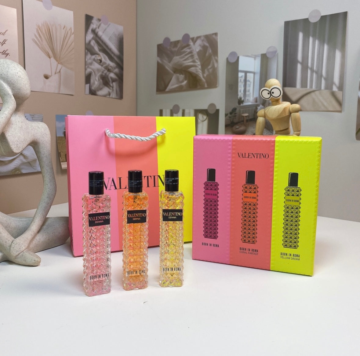 Coffret Parfum Born in Roma - Élégance et Raffinement