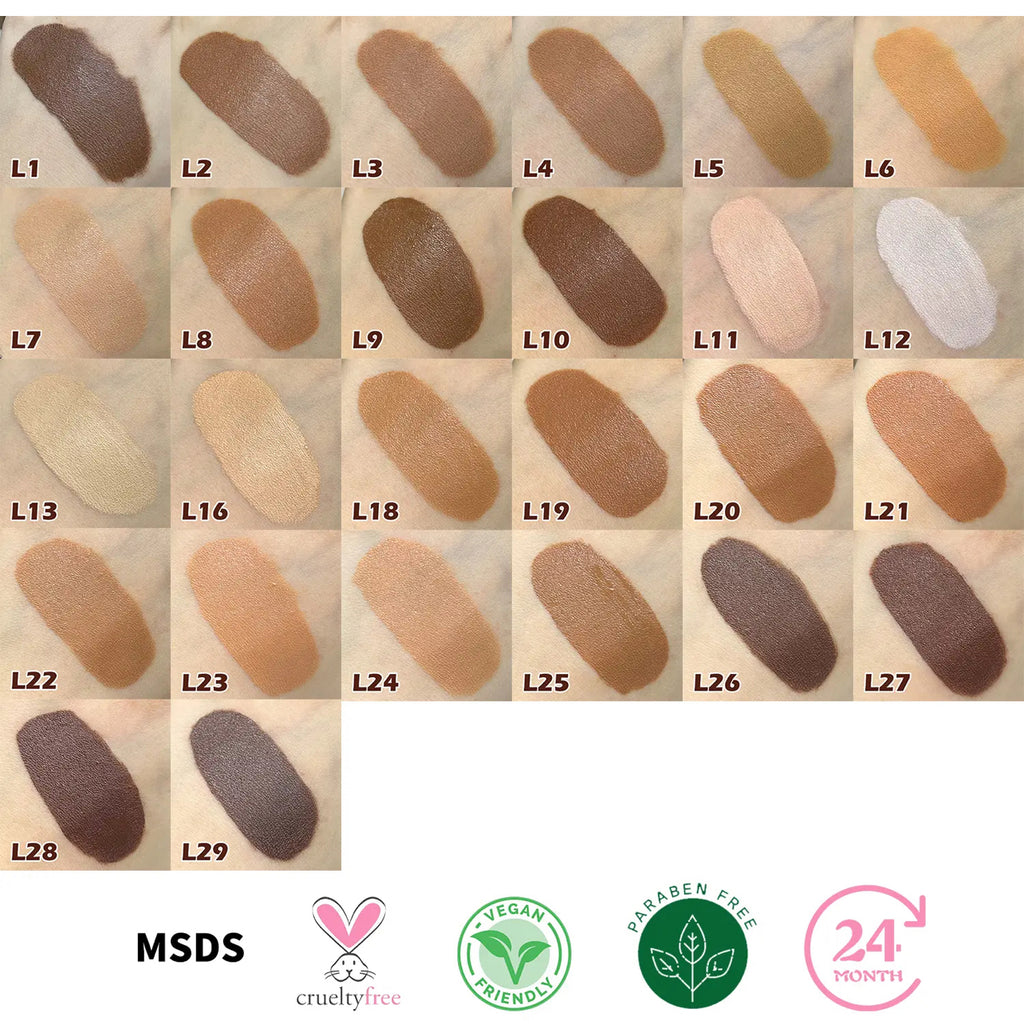 Fond de Teint Liquide Mat – 11 Teintes | FATMEY