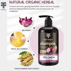 Gamme Fortifiante à l’Oignon Rouge et Graine Noire Fatmey – Soin Complet Anti-Chute et Épaississant