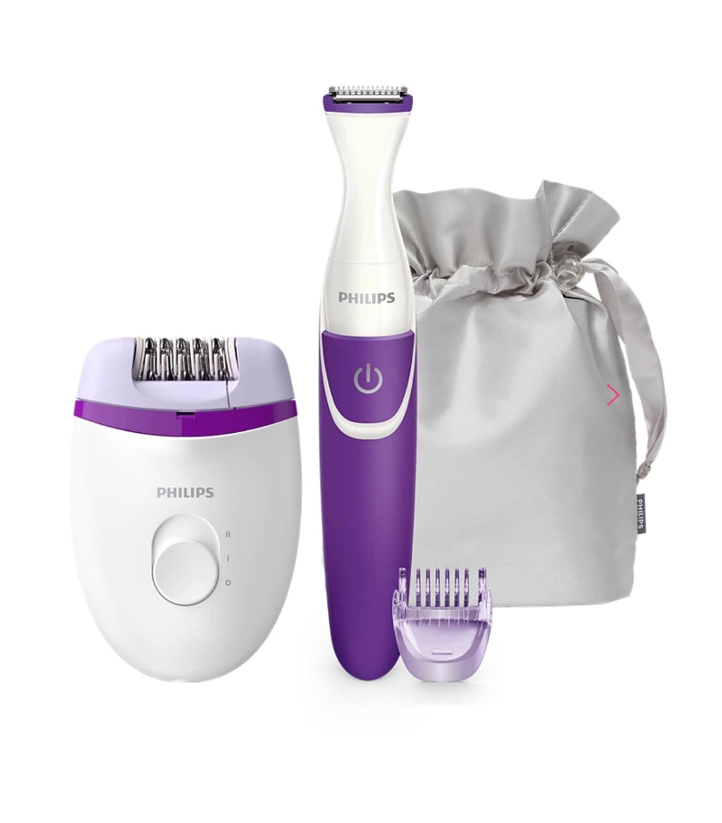 Philips Satinelle Essential – Épilateur compact filaire