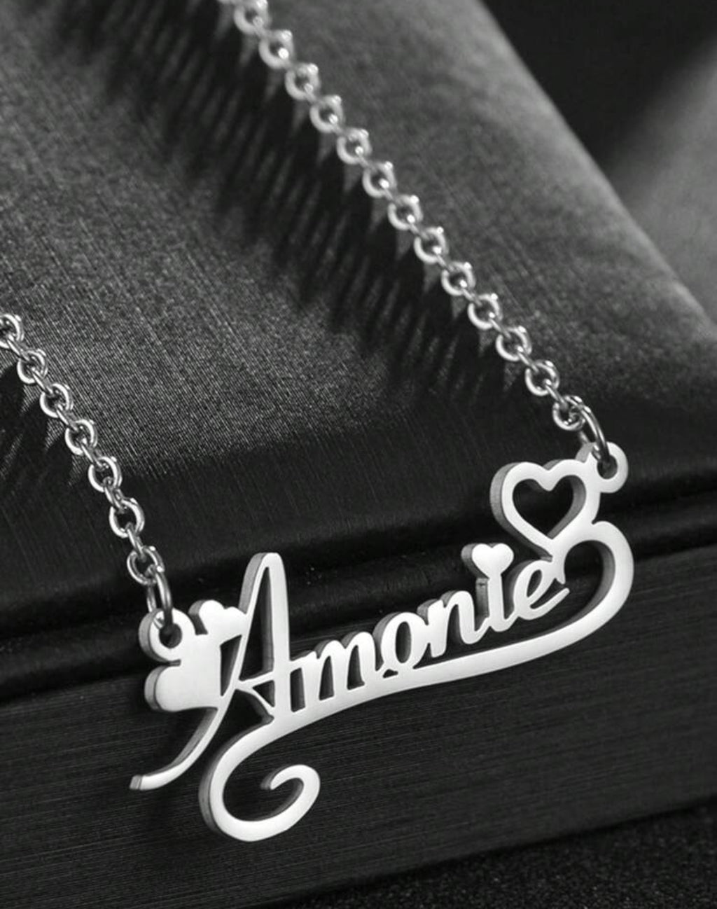 Personalized Love Necklace – 18K Gold Plated
