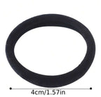 50pcs bandes de cheveux noires